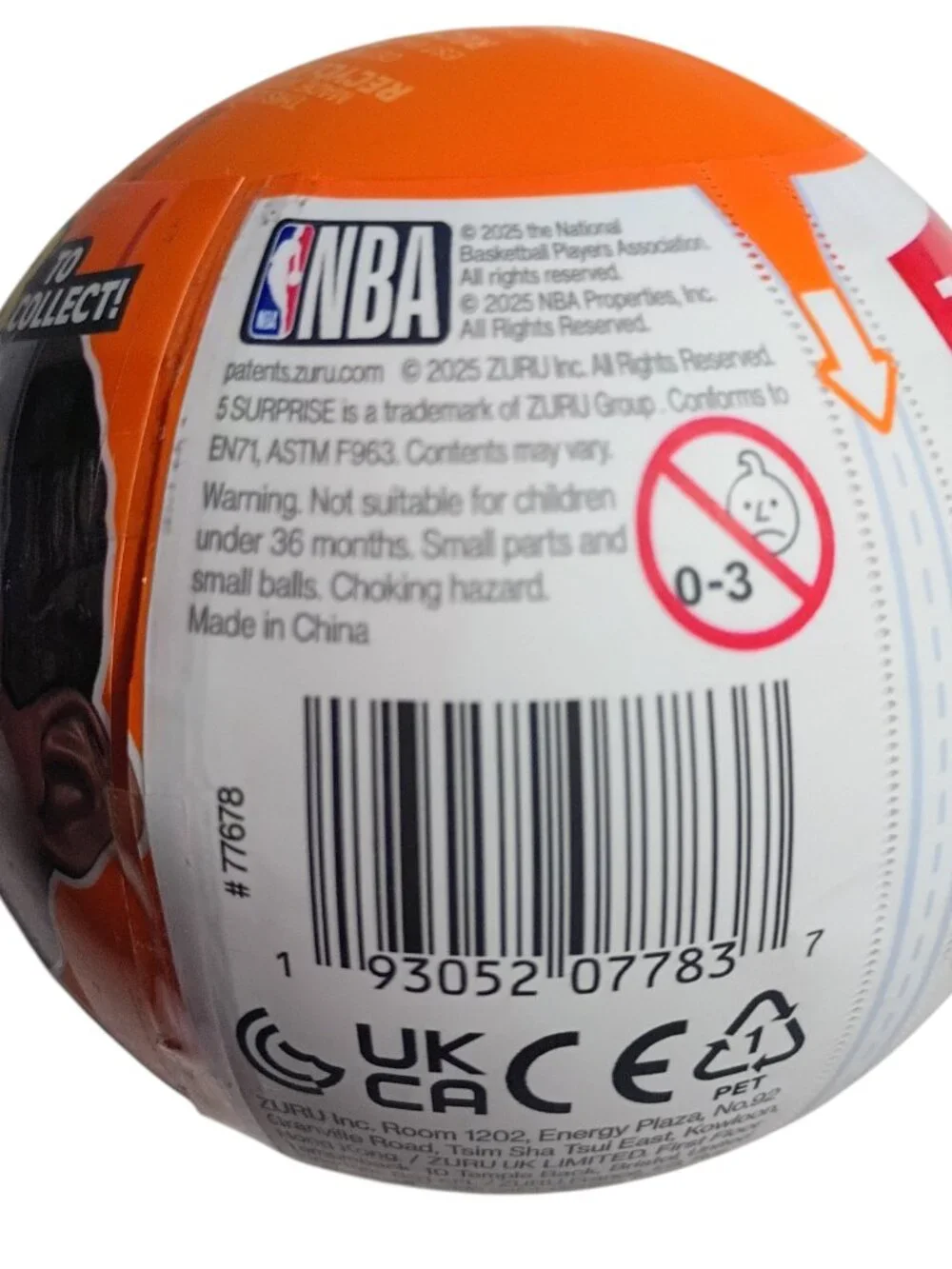 Zuru 5 Surprise Nba Ballers Series 2 Capsule Ball 48 To Collect Made In China